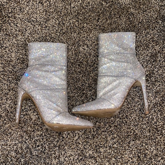 Steve Madden Sparkly Stiletto Boots - Picture 6 of 6